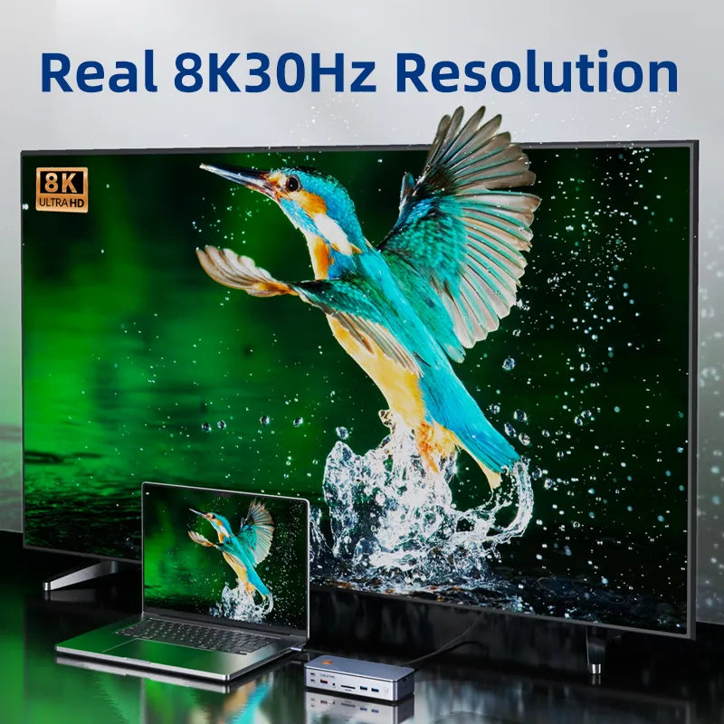 CABLETIME 8K 15 in 1 Docking Station