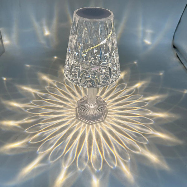 Crystal Desk Lamp - Office Cozy