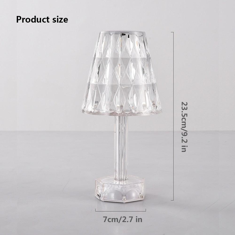 Crystal Desk Lamp - Office Cozy