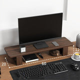 Desktop Computer Monitor Shelf Stand - Solid Wood - Office Cozy