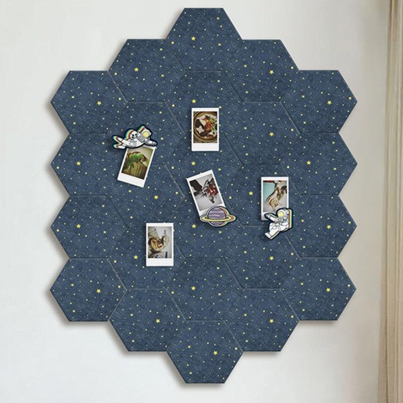 Hexagon Cork Board - Office Cozy