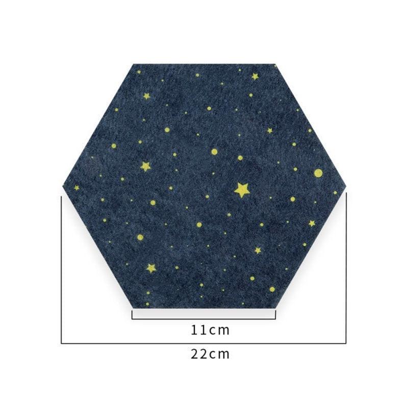 Hexagon Cork Board - Office Cozy