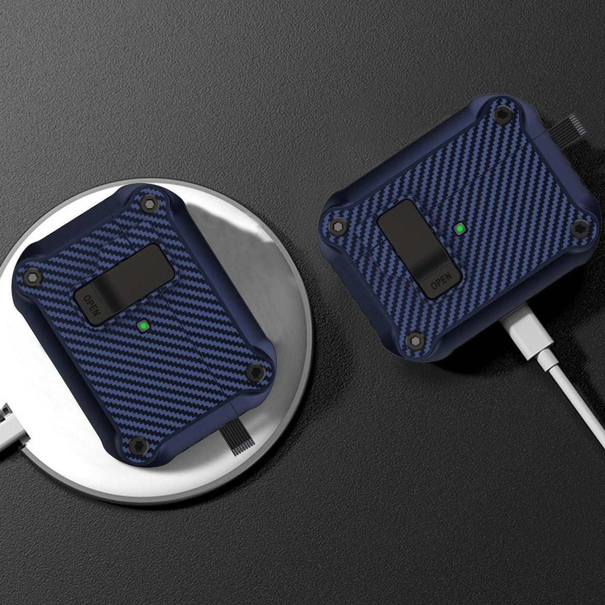 Protective Airpod Magnetic Lock Case - Office Cozy