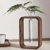 Wooden Hydroponic Vase - Office Cozy