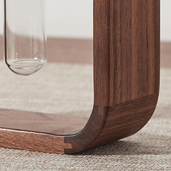 Wooden Hydroponic Vase - Office Cozy